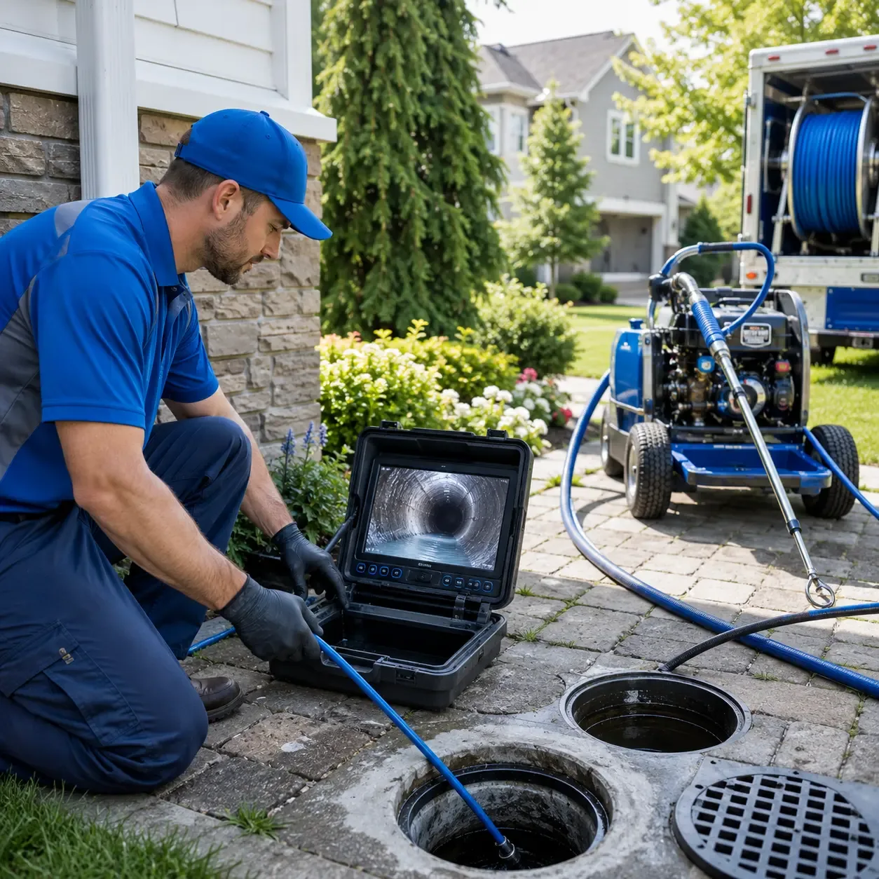 Outdoor drain cleaning professionals serving Laredo, TX